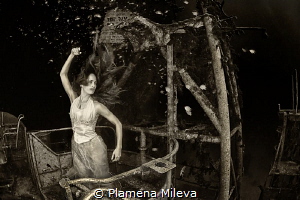 The restlessness of a condemned soul. by Plamena Mileva 